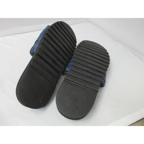Karl Lagerfeld Paris Leather Weave Slide Size 13 Dark Blue / Black - LF1S2124 main image 16